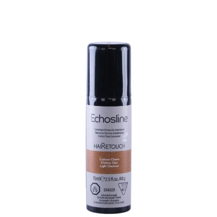 ECHOSLINE - HAIRETOUCH 75ML - Azonnali hatású hajszínező spray - Világos Gesztenye