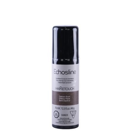 	ECHOSLINE - HAIRETOUCH 75ML - Azonnali hatású hajszínező spray - Sötét Gesztenye